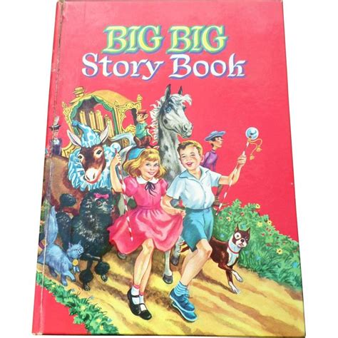 1955 Whitman Big Big Story Book Storybook Vintage Childrens Books