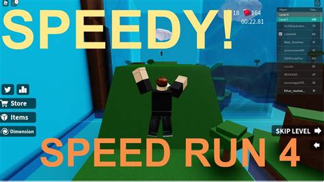 Speed Run 4 So Many Levels Roblox Youtube