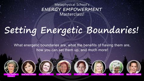 Setting Energetic Boundaries Metaphysical School