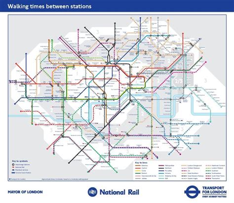 Tfl Publishes New Tube Map Showing Walking Times Between West London