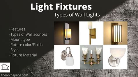 The Definitive Guide To Types Of Light Fixtures Wall Lights