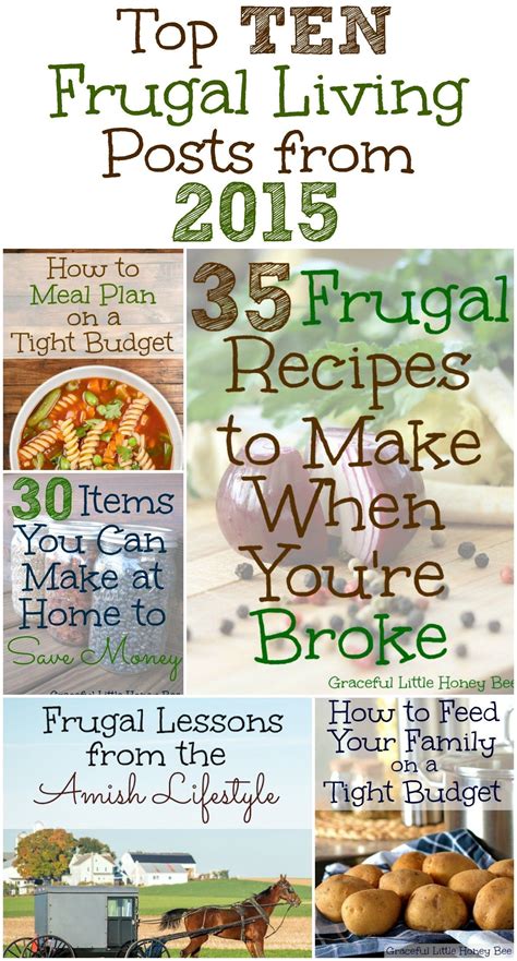 Top 10 Frugal Living Posts from 2015 | Frugal living, Frugal, Frugal ...