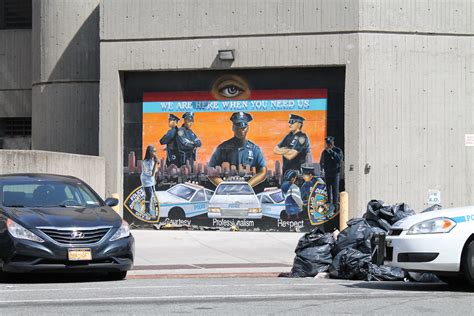 28th Precinct Art On The Back Side Of Harlems 28th Precin Flickr