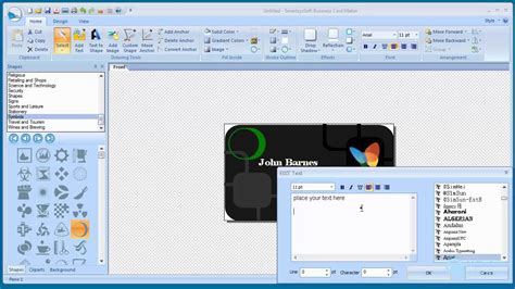Check out the best business card maker software to create your own personal & professional visiting cards. A quick look at SmartsysSoft Business Card Maker - YouTube