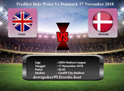 90' + 3' joe allen (wales) sieht eine gelbe karte für überhartes einsteigen. Prediksi Bola Wales Vs Denmark | Wales, Denmark, Cardiff