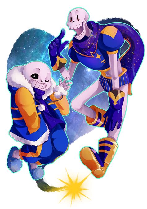 Sans And Papyrus Outertale Undertale Au By Spoopykoro Deviantart