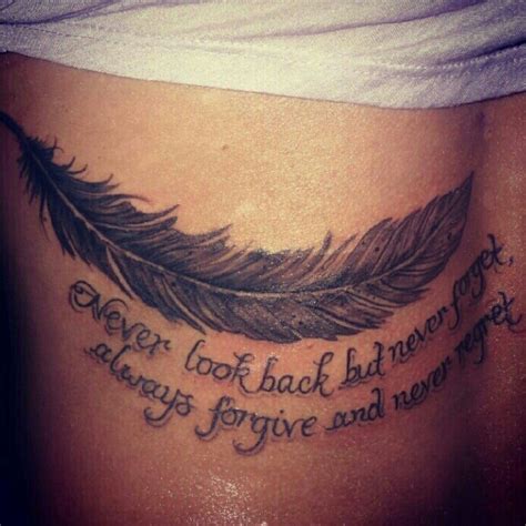 Our heart goes out to all affected by this great tragedy. Feather tattoo, Never look back but never forget, always ...