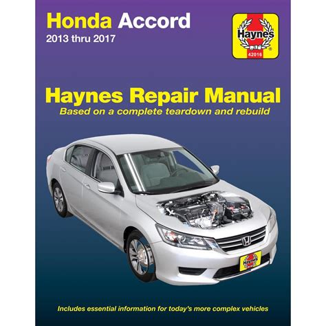 Haynes Vehicle Repair Manual 42016