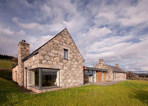 Torispardon Reinterprets Farm Buildings As A Modern Home Stone House