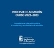 PROCESO DE ADMISIÓN CURSO 2022-2023 – AISAB