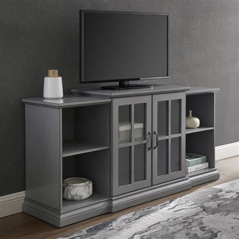 Manor Park Classic Tiered Tv Stand For Tvs Up To 65 Antique Grey