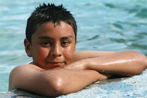 Boy In Pool Free Stock Photo Public Domain Pictures