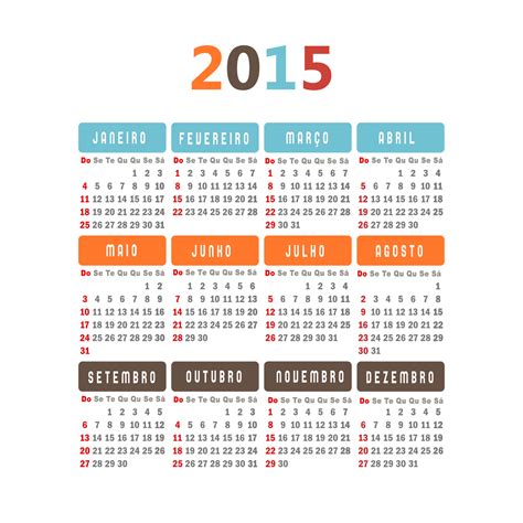Baú Da Web Calendário 2015 Para Imprimir