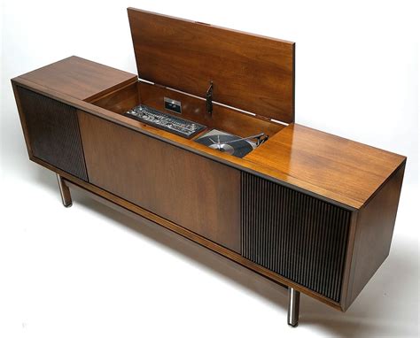 Stereo Console 60s Mid Century Philco Record Player The Vintedge Co