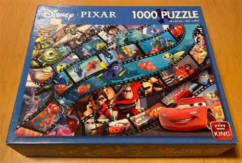 King Disney Pixar 1000 Piece Jigsaw Puzzle Nemo Toy Story Cars