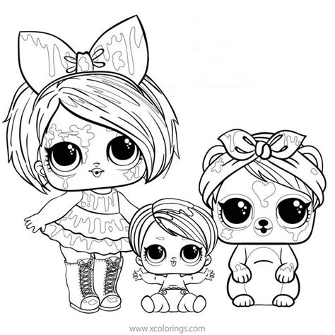 Lol Dolls And Pets Coloring Pages The Best Printable Lol Coloring Pets Fb5