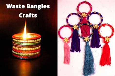 Best Out Of Waste From Bangles Diy Craft Ideas