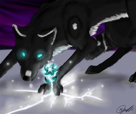 Wolf Magic By Ahiku Wolf On Deviantart