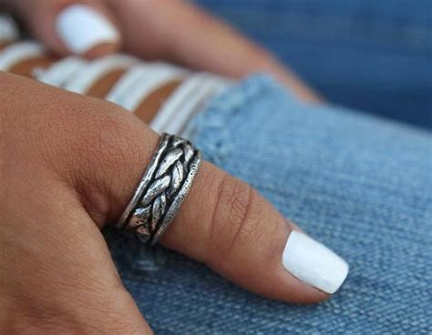 Boho Rings Thumb Ring Boho Jewelry Handmade Boho Sterling Silver
