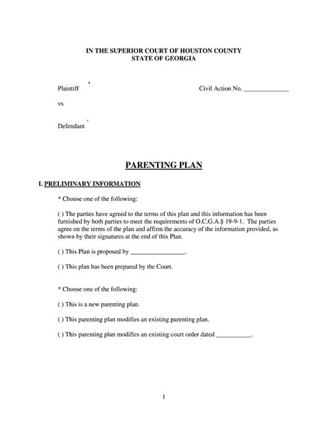Co Parenting Agreement Template Pdf Fill Out And Sign Online Dochub