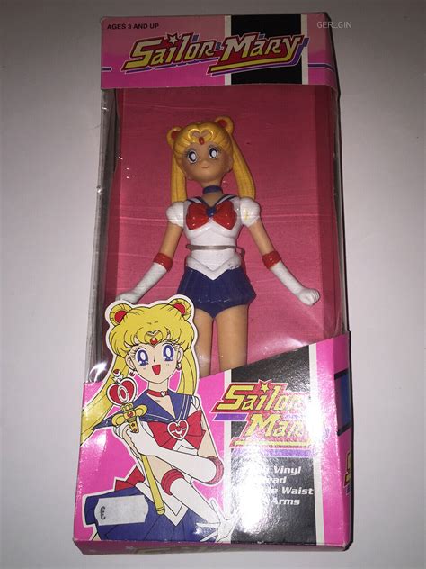 Sailor Moon Vinyl Figure Usagi 9 23 Cm 90s Vintage Doll Ko Bootleg Rare Mary Ebay