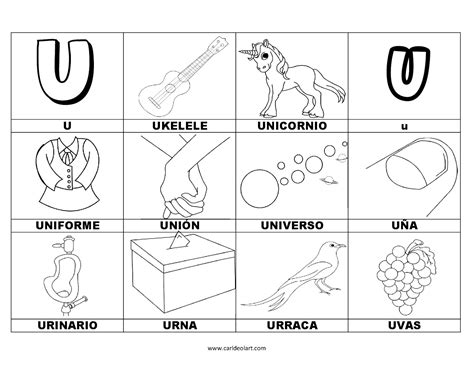 Dibujos Para Colorear Con La Vocal U - Imagui 224
