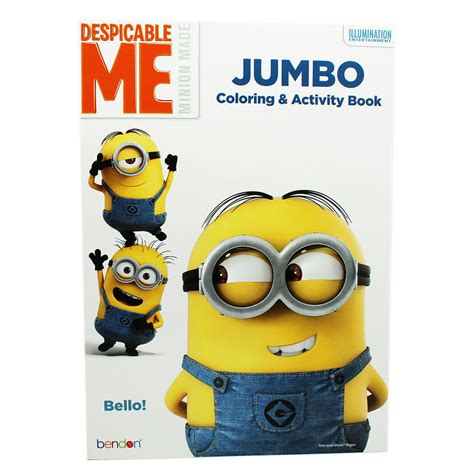Despicable Me Minion Made Jumbo Coloring And Activity Book Walmart