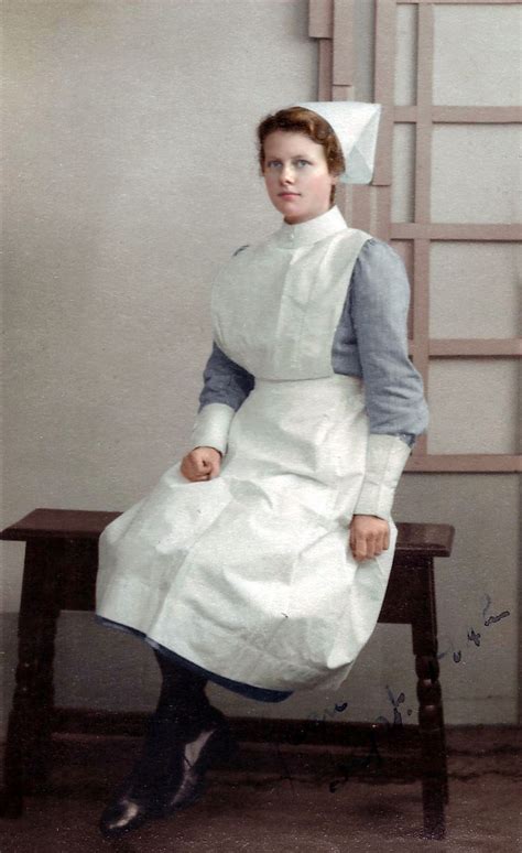Unidentified Nurse Preston Vintage Nurse Historical Clothing Nurse