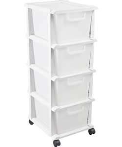 Shop for plastic 4 drawer unit online at target. Buy Argos Home 4 Drawer White Plastic Tower Storage Unit ...