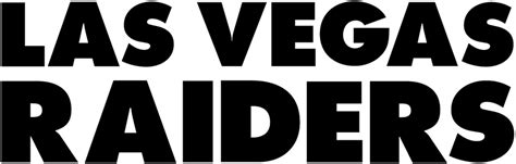 Las Vegas Raiders Logo Wordmark Logo National Football League Nfl
