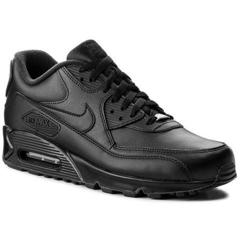 Nike Nike Air Max 90 Leather Black Black N26 302519 001 Mens