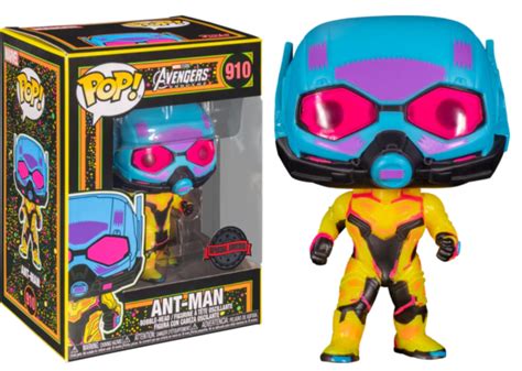 Marvel Funko Pop Exclusive Figurine Ant Man Blacklight 910 The