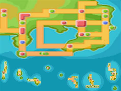 Pok Mon Firered Leafgreen Kanto With Sevii Islands Map Quiz By
