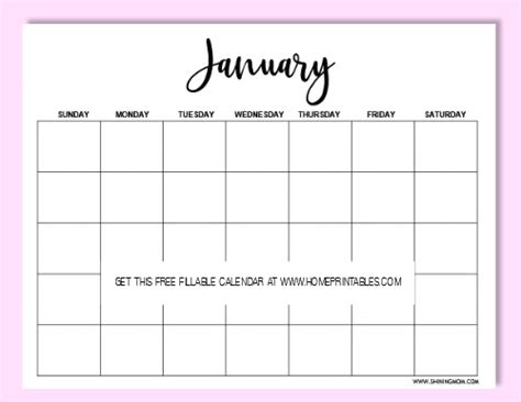 Free Beautiful Editable 2018 Calendar Template Home Printables