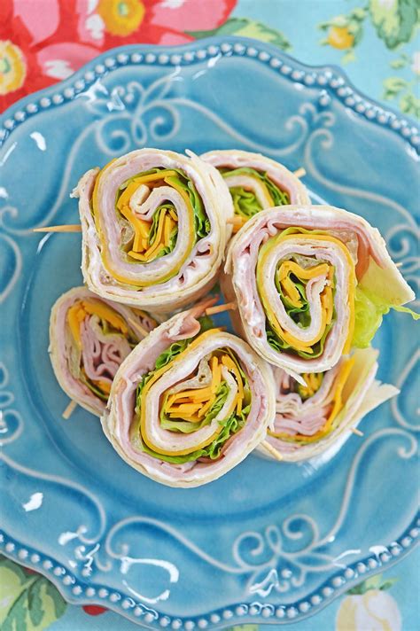 Make Ham And Cheese Pinwheels For Back To School Lunches Recipe Ham