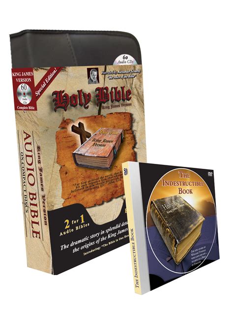 Buy Kjv Scourby Special Edition Two Complete Holy Bible King James