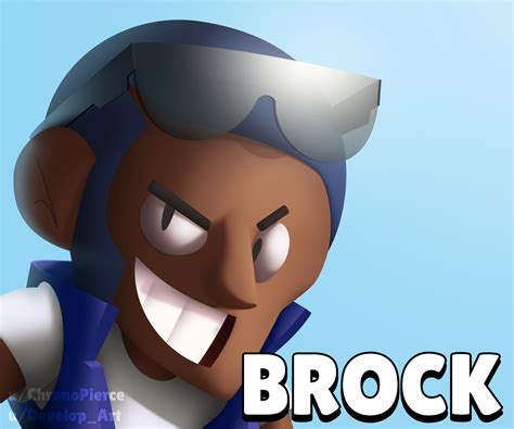 Brock Icon In 3d Art Style 427 Rbrawlstars