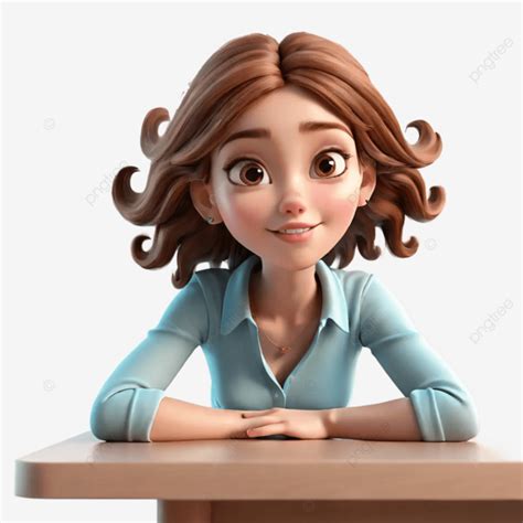 3d Entertainment Cartoon Character Illustration Of Young Woman Lying On
