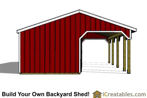 Then you will end up with a total of 10 10x10 stalls, five on. 3 Stall Horse Barn Plans with Lean To and Tack Room | 3rd ...