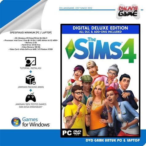 Promo The Sims 4 Deluxe Edition All Dlcs And Add Ons Terlengkap Game Pc