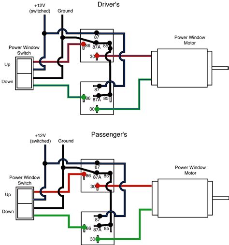 Power Window Switch Wire Diagram