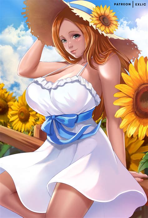 Inoue Orihime Bleach Highres Tagme 1girl Breasts Large Breasts
