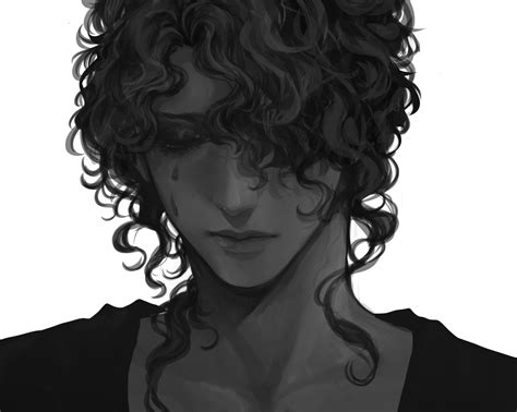 夢想家 ♡ Anime Curly Hair Curly Hair Drawing Long Hair Drawing