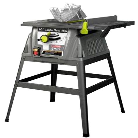 Craftsman Evolv 15 Amp 10 In Table Saw 28461 Review Stationary Power