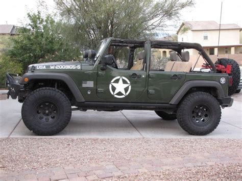 Army Star Decals Jeep Wrangler Forum Green Jeep Wrangler Jeep