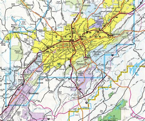 Birmingham Alabama On A Map World Map