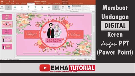 Cara Mudah Membuat Undangan Pernikahan Digital Mudah Dan Keren Youtube