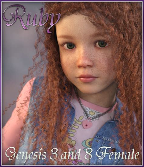 Ruby For Genesis 3 And 8 Daz3d下载站