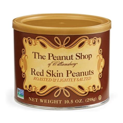 The Peanut Shop Redskin Peanuts 105 Oz Can