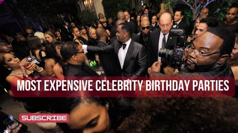 Most Expensive Celebrity Birthday Parties Youtube